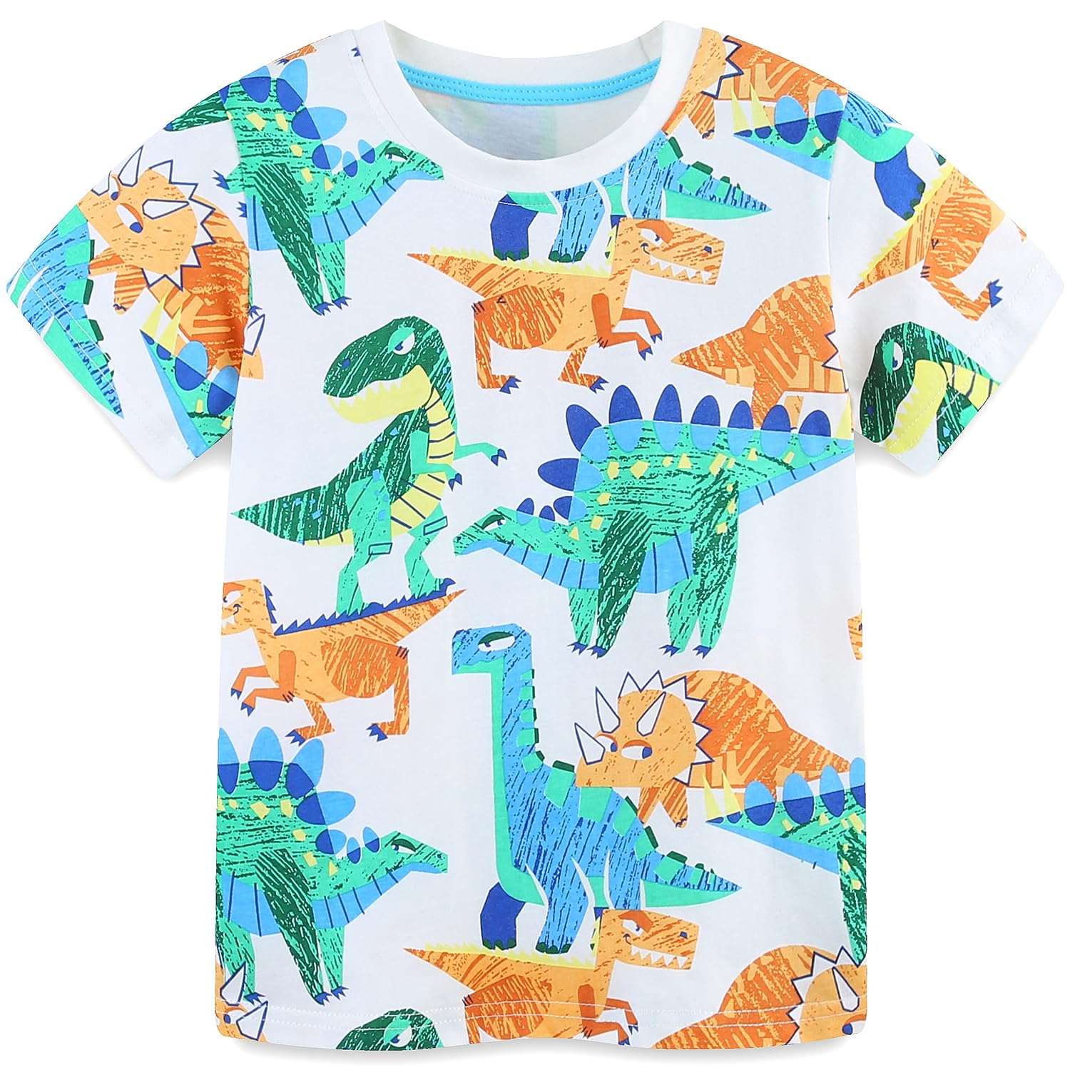 Kinder Jungen T-Shirt Baumwolle Cartoon Kurzarm Bagger Shirt Sommer Tops Oberteile 2-7 Jahre