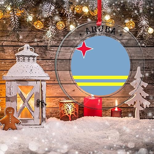 Vista 178 de Bandera de las Bahamas Adorno de árbol de Navidad para Navidad Bandera Nacional de Bahamas Decoración de árbol de Navidad Adorno colgante Adornos