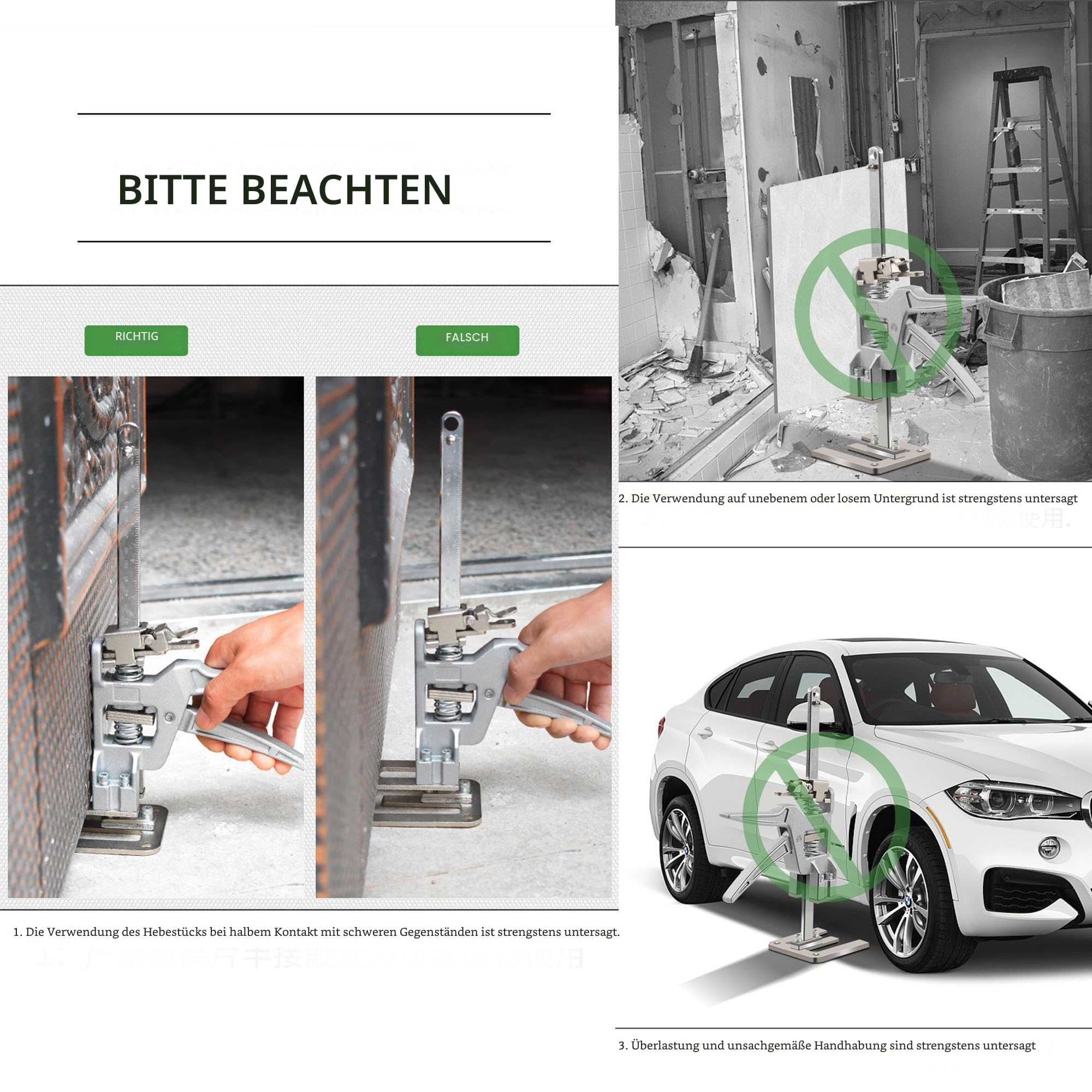 2 Stück arbeitssparender Armheber | Einhandmontagewerkzeug | zum durchführen von schweren Arbeiten mit nur einer Personen | Montagewerkzeug Hebewerkzeug Werkzeug, 200 kg Hubkapazität