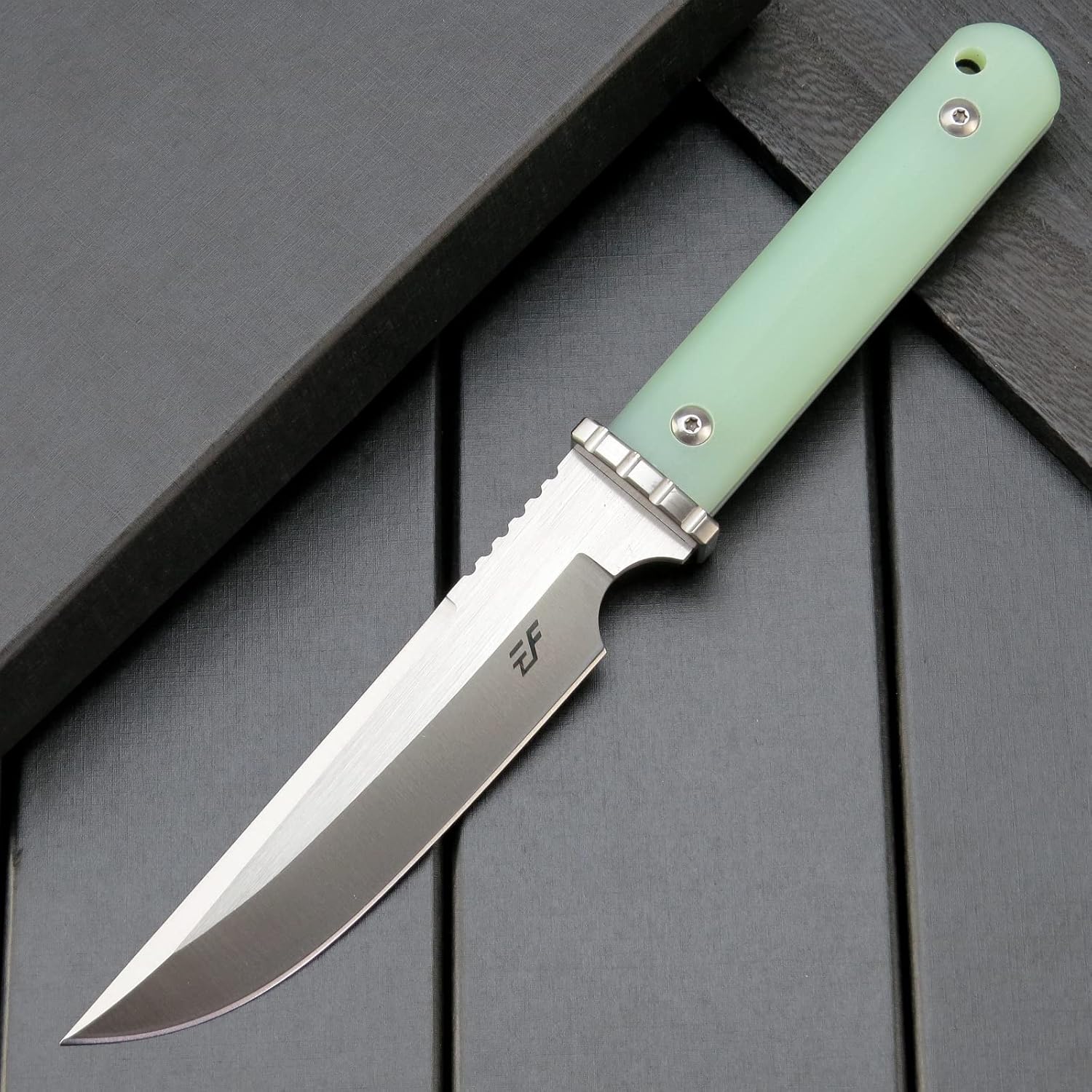 Eafengrow EF123 Fixed Blade Knife 14c28n Steel Blade G10 Handle Fixed Knife for Outdoor Camping Hunting Survival Tool Knives with Kydex Sheaths