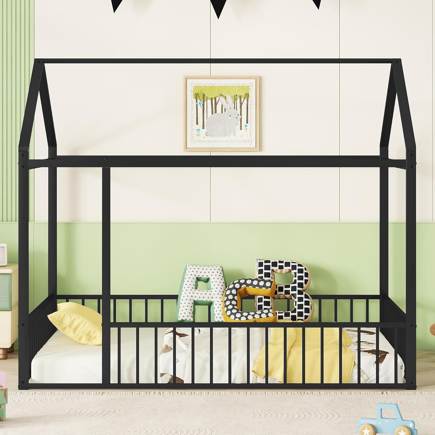Components of the Bellemave Full Size Montessori Floor Bed