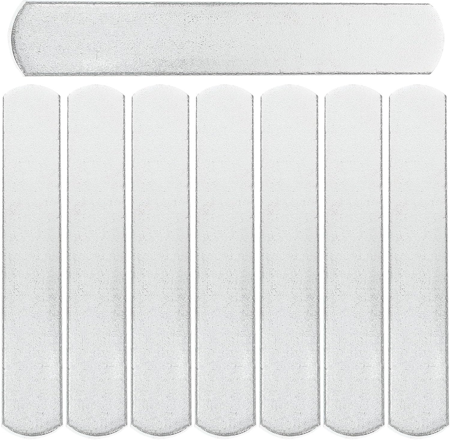 DOITOOL 8pcs Weighted Steel Plates for Fitness Vest and Leg Shin Guards, Plated Load-bearing Exercise Steel Strips for Strength Training Equipment