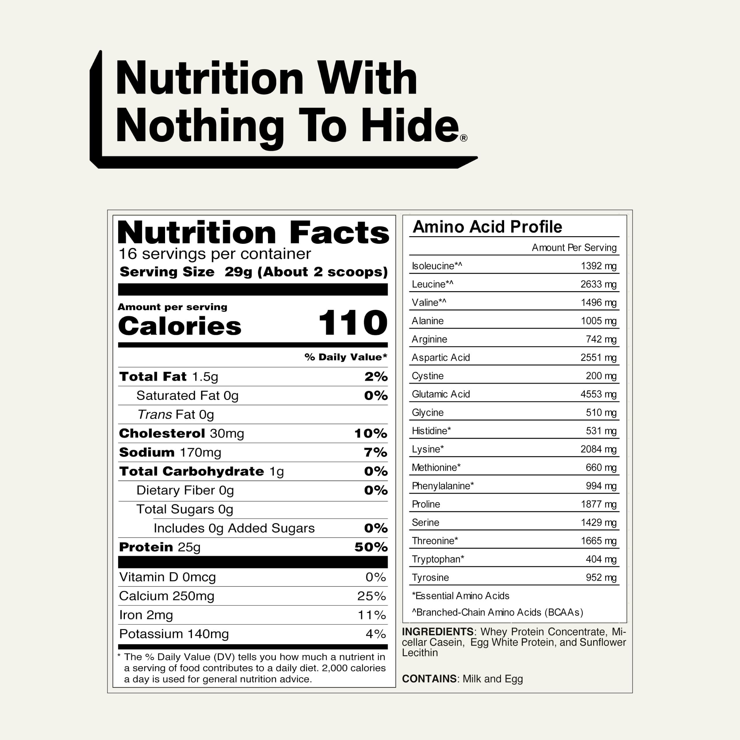 NAKED Protein Powder Blend - Egg, Whey and Casein Protein Blend — Amazon image 5