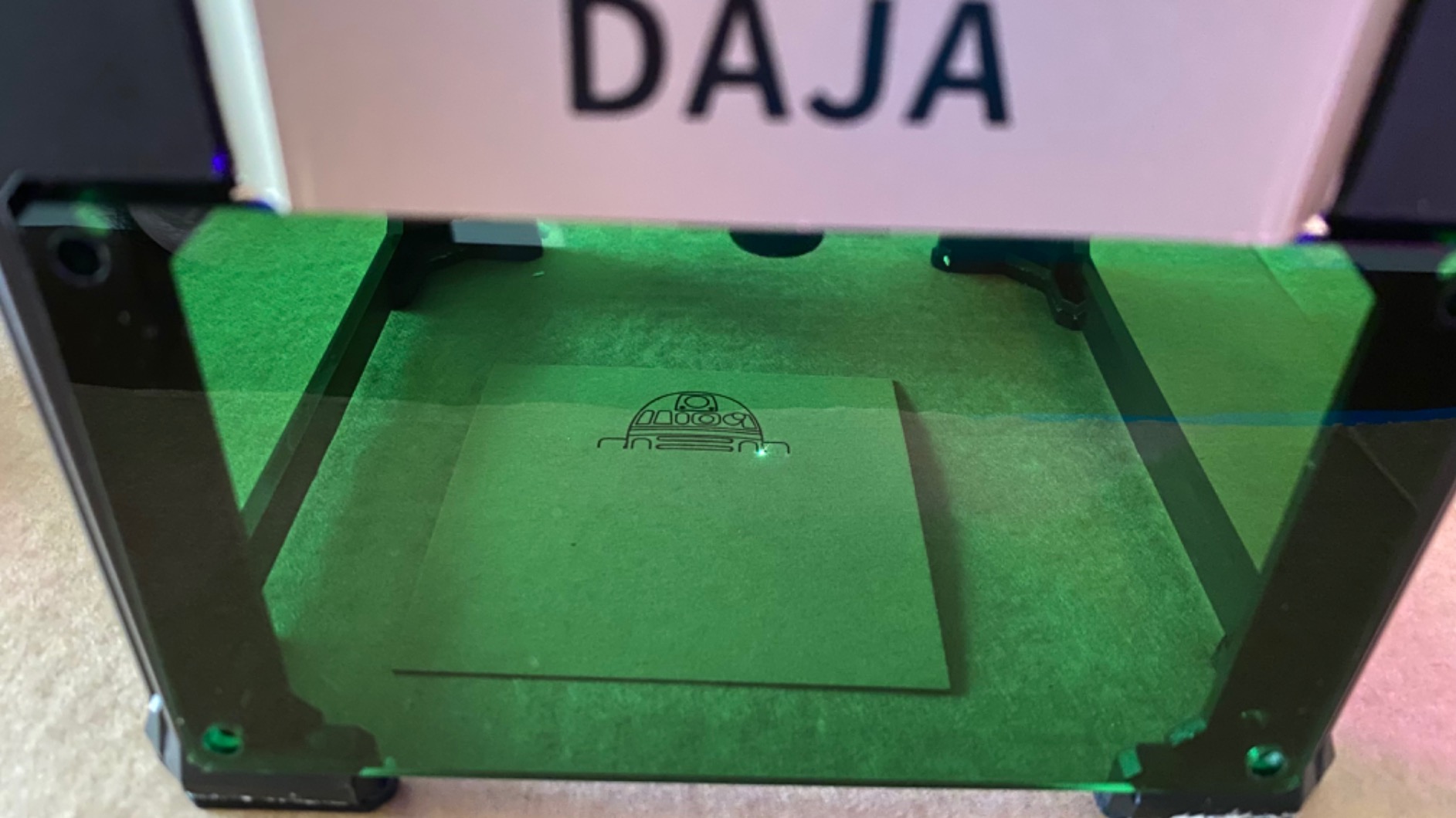 22/mo Finance DAJA Laser Engraving Machine K5 Portable Kits for DIY