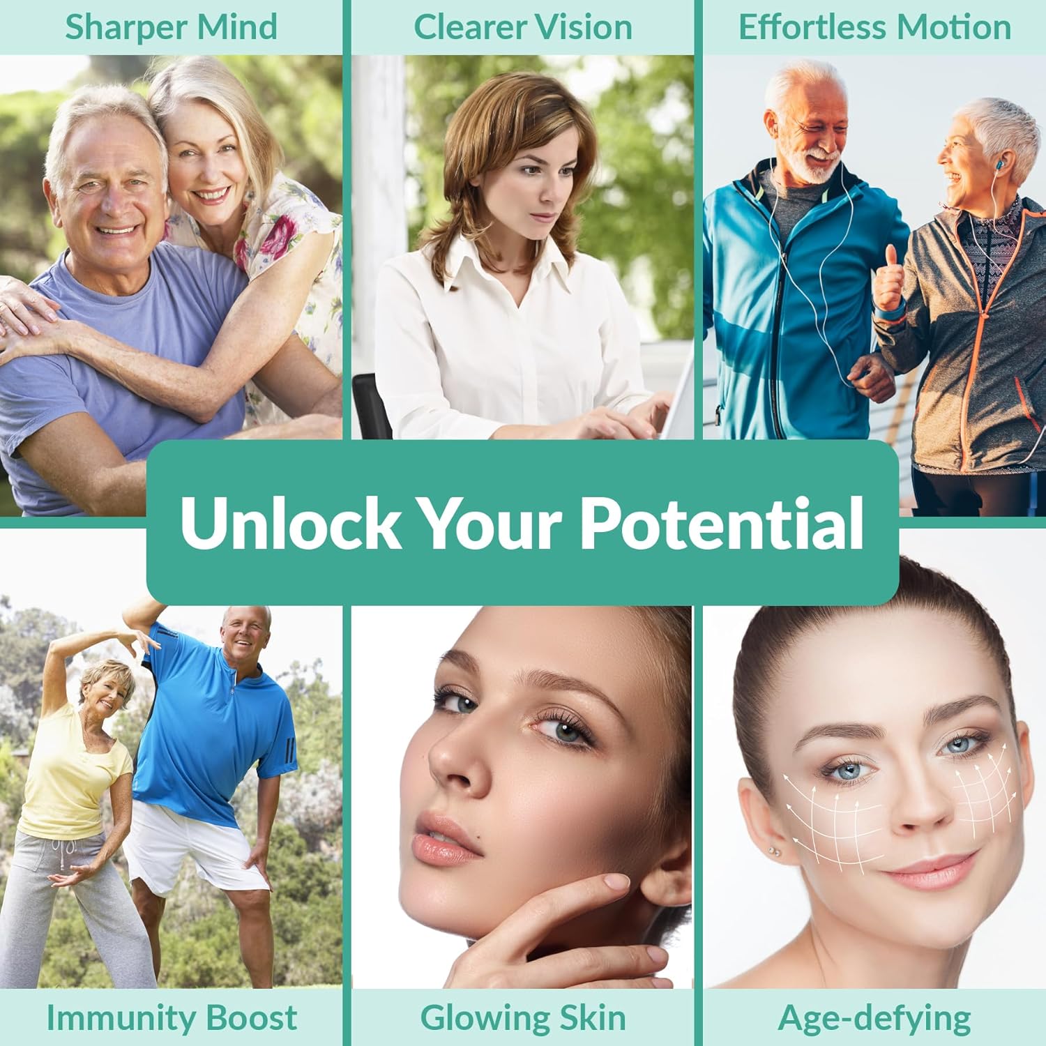 2 Pack Vegan Omega 3 Gummies 1000mg with Coq 10, Vitamin D3,E,C,Omega 3 Fish Oil Alternative for Adults, Plant Based DHA 550mg & EPA 275mg for Brain, Mobility, Eye, Sugar Free, 120 Count - Image 3