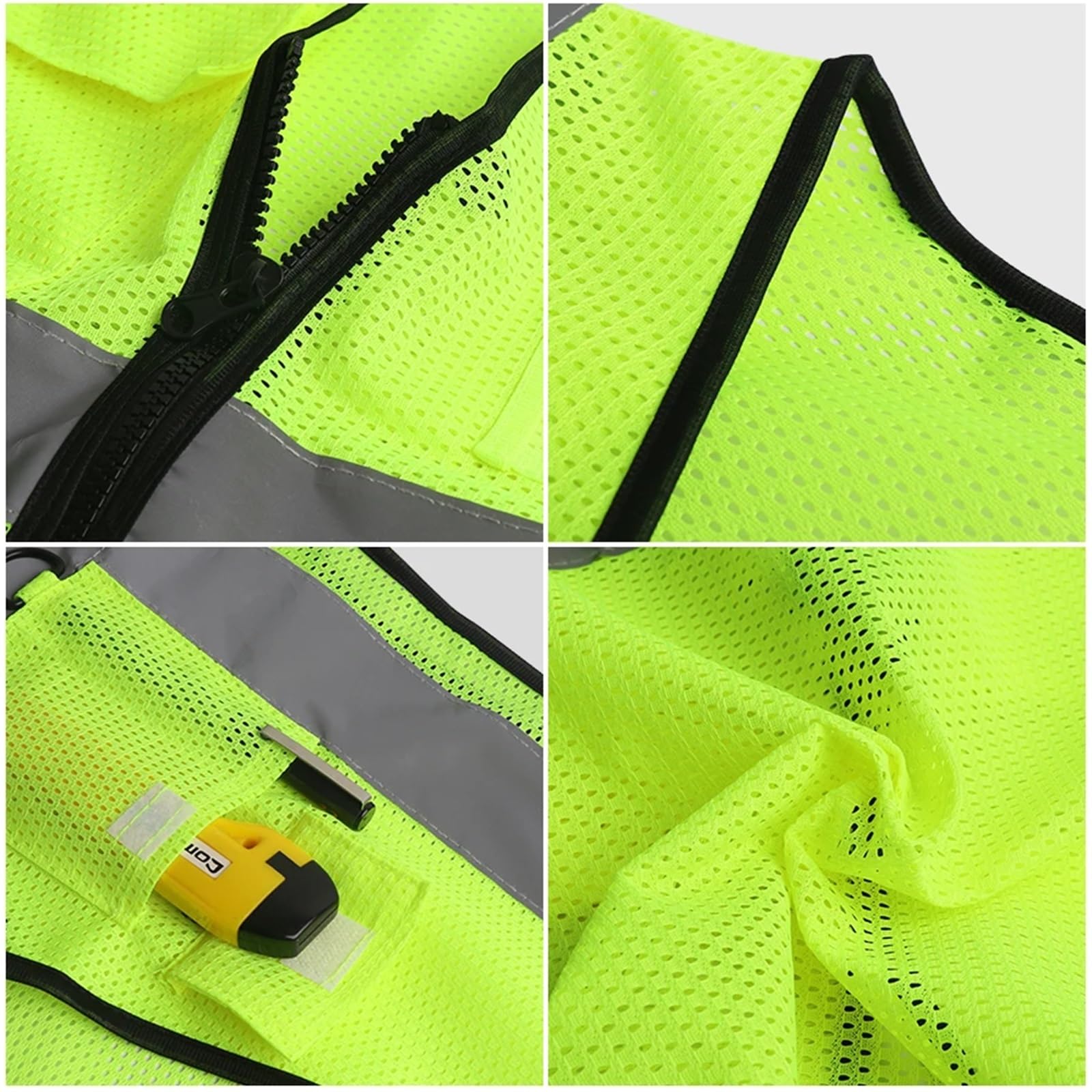 Gilet de sécurité réglable Haute visibilité