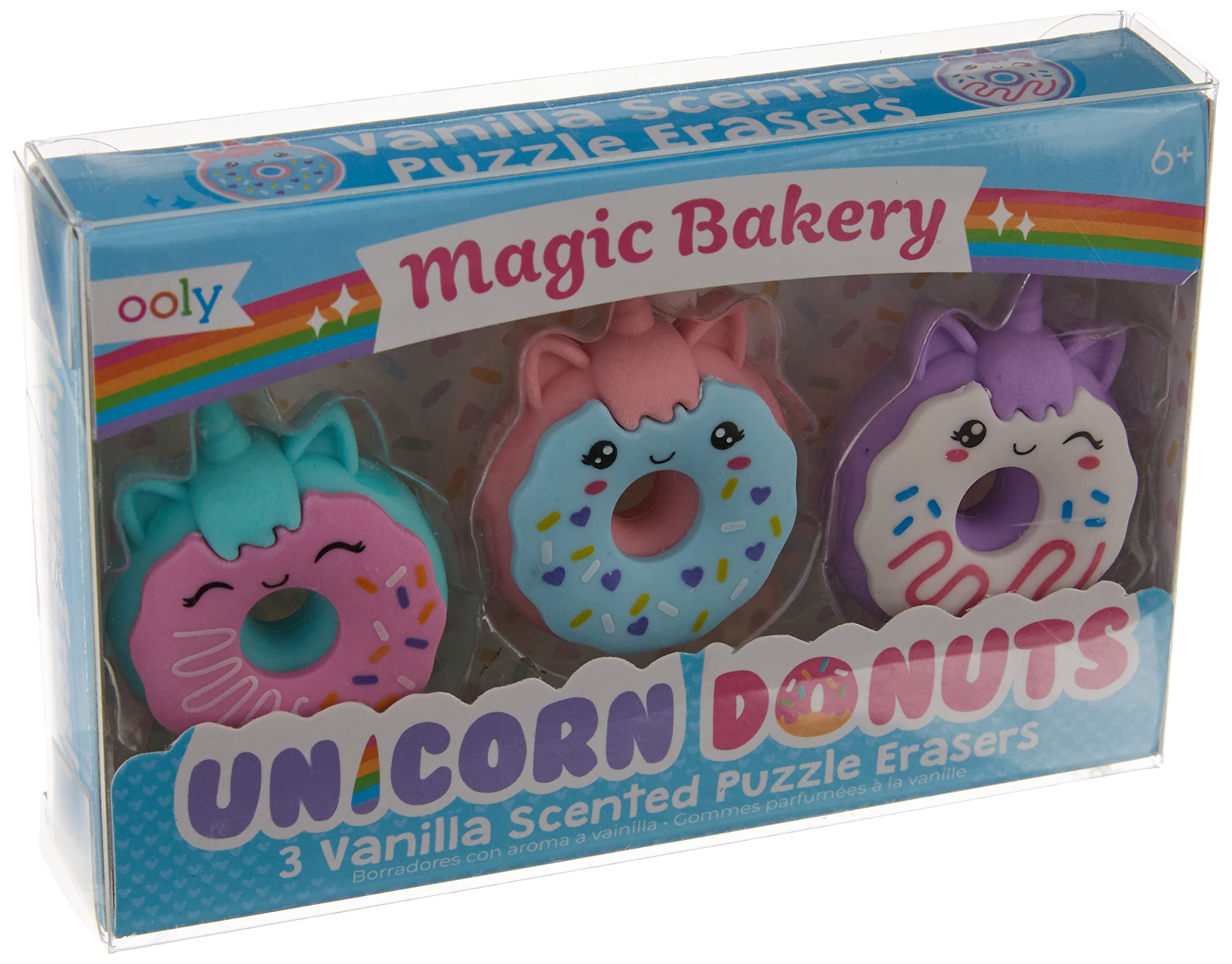 Ooly ERASER UNI DONUT PUZZLE SET/3