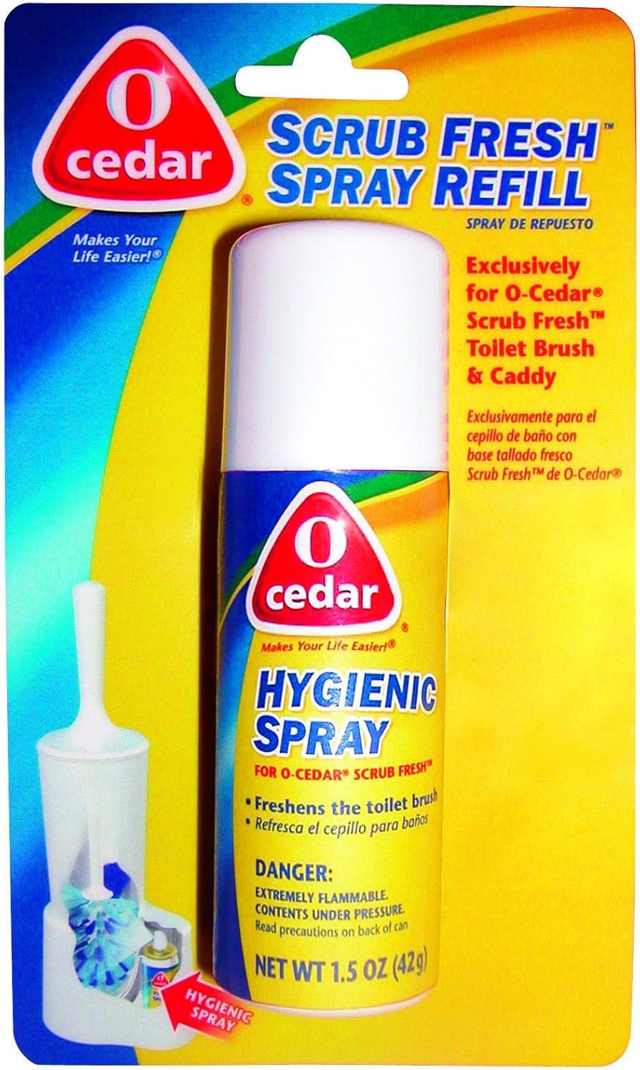 O Cedar Scrub Fresh Spray Refill for Hygenic Toilet Brush & Caddy