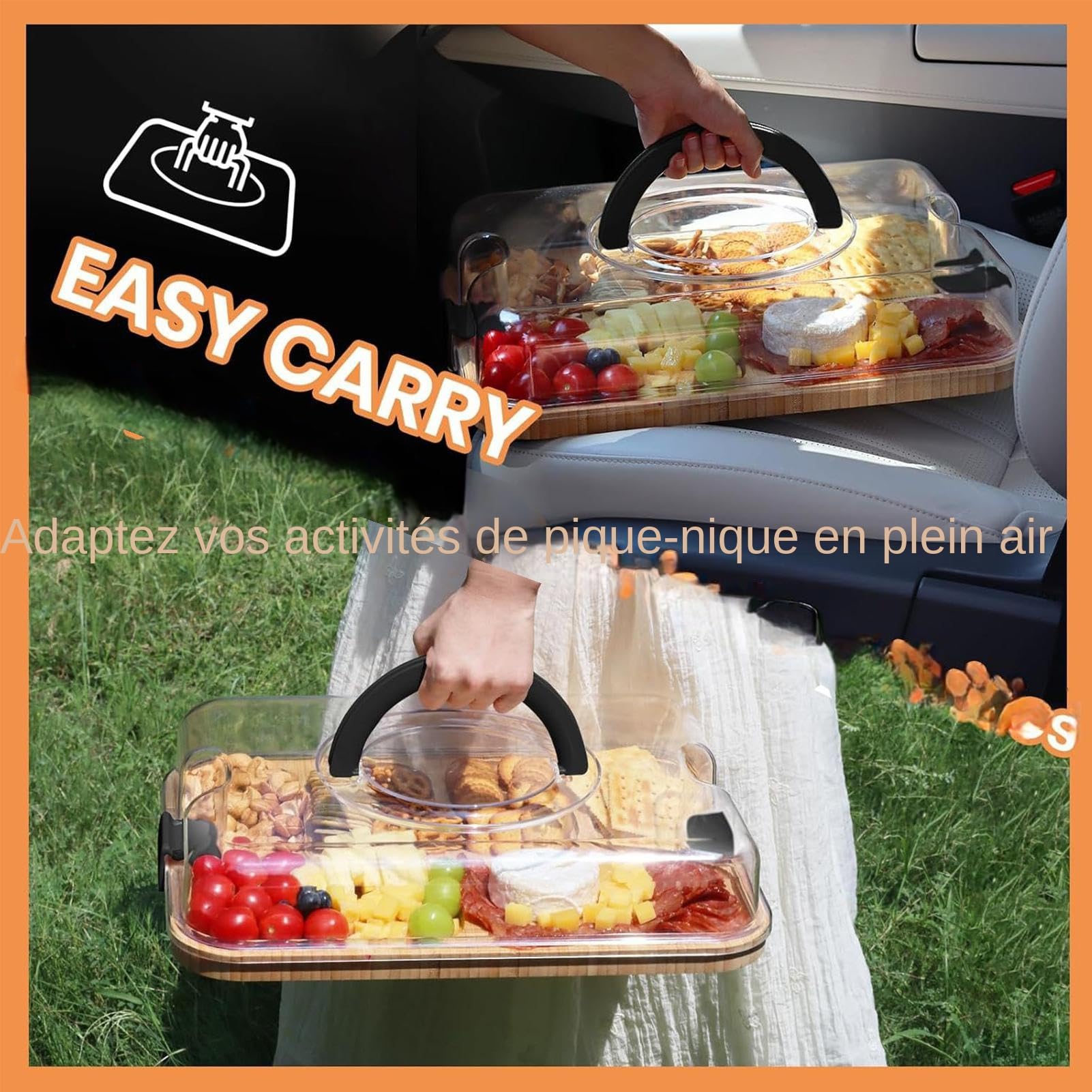 Tablas De Cortar Para Cocina Bandeja Servir Contenedor Almacenamiento