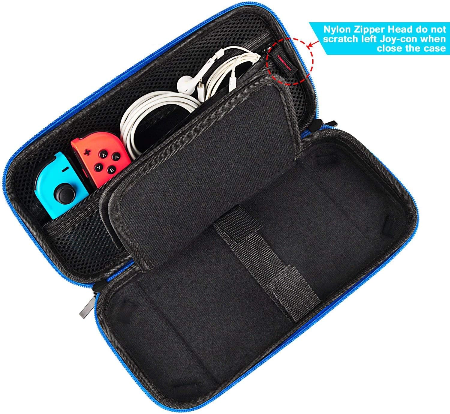 daydayup Switch Case and Tempered Glass Screen Protector