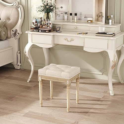 Miniatura 2 de Yusong Banco tapizado, banco de dormitorio para extremo de la cama, banco de piano, banco de comedor, banco de zapatos con asiento acolchado con