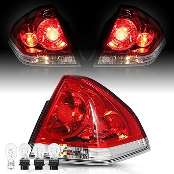 TUSDAR Tail Light Assembly For 2006 to 2013 Chevy Impala