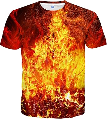 Yasswete Mens Womens Graphic T-Shirts Unisex 3D Printed Short Sleeve Shirts Tops