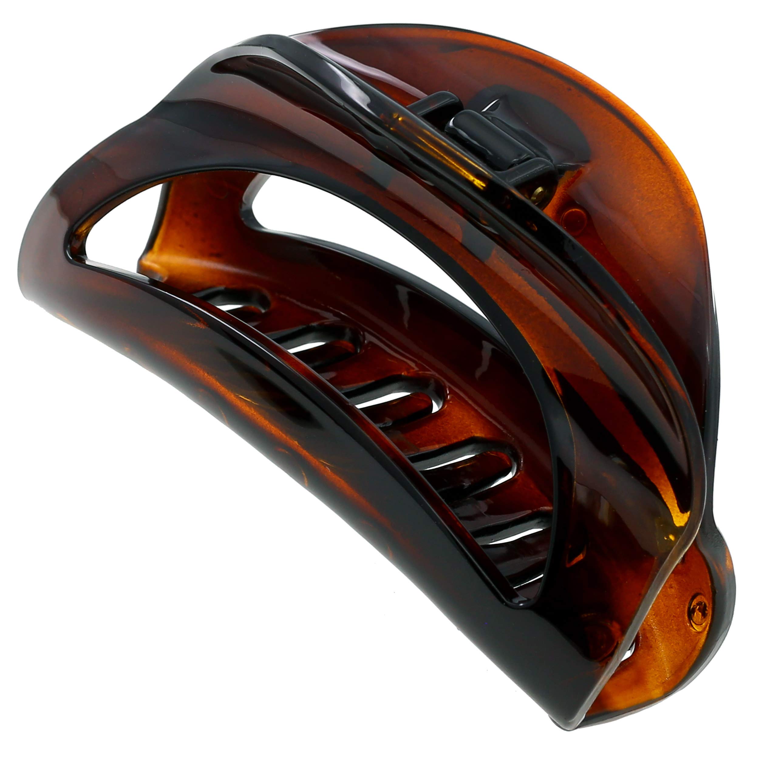 Camila Paris CP1561 French Hair Clip for Women Thick Hair for Long Curly Wavy Hair, Girls Hair Claw Clips Jaw, Durable Styling Big Claw Clip for Thick Hair, Strong Hold No Slip Grip, Made in France