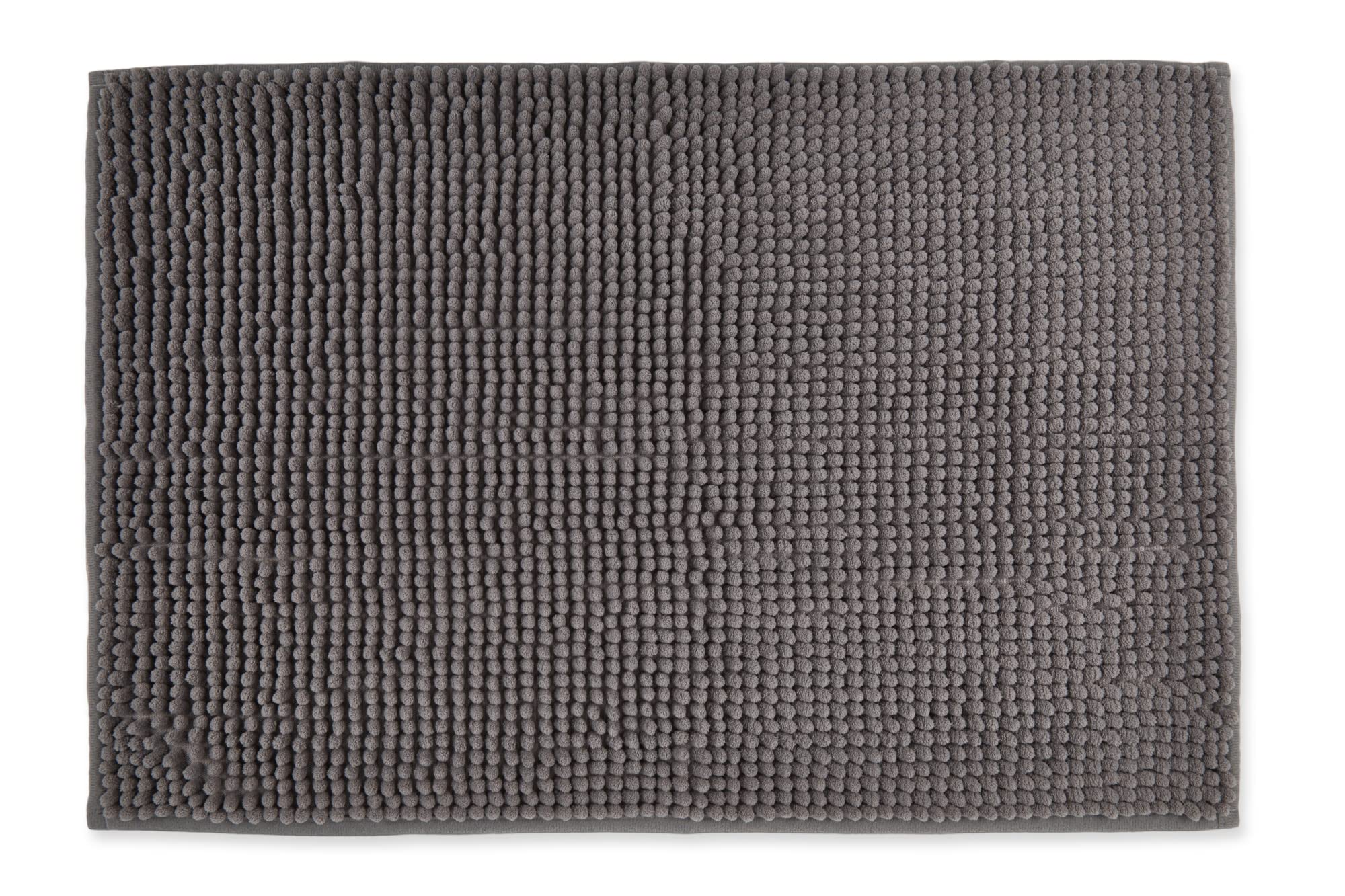 Emma Barclay Noodle Soft Touch Non-Slip Bathroom Rug in Graphite - Shower Mat 40x60cm, 40 x 60 cm (Rectangular) - Image 2