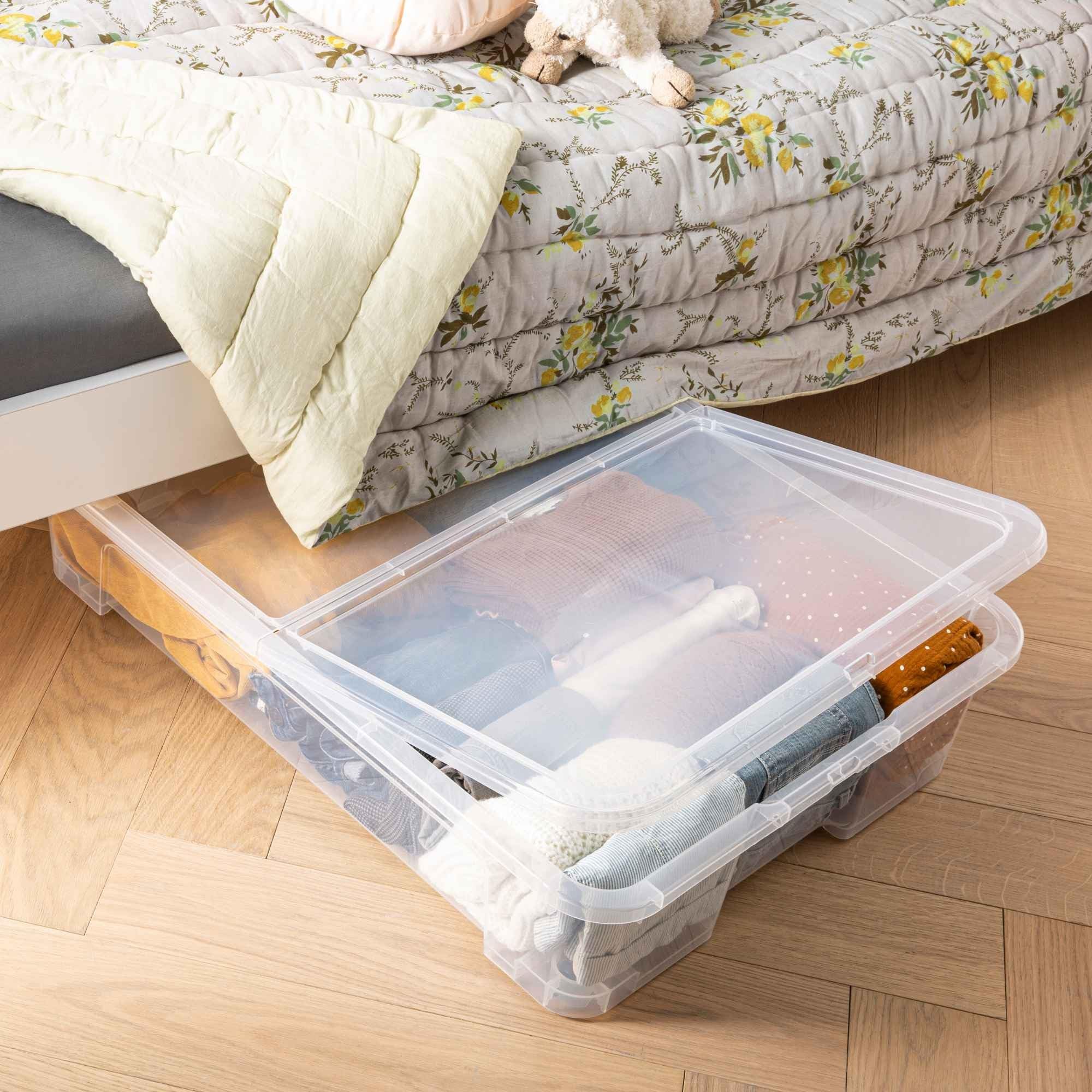 Sundis View Box, boîte de rangement sous le lit avec roues, 50L, x5