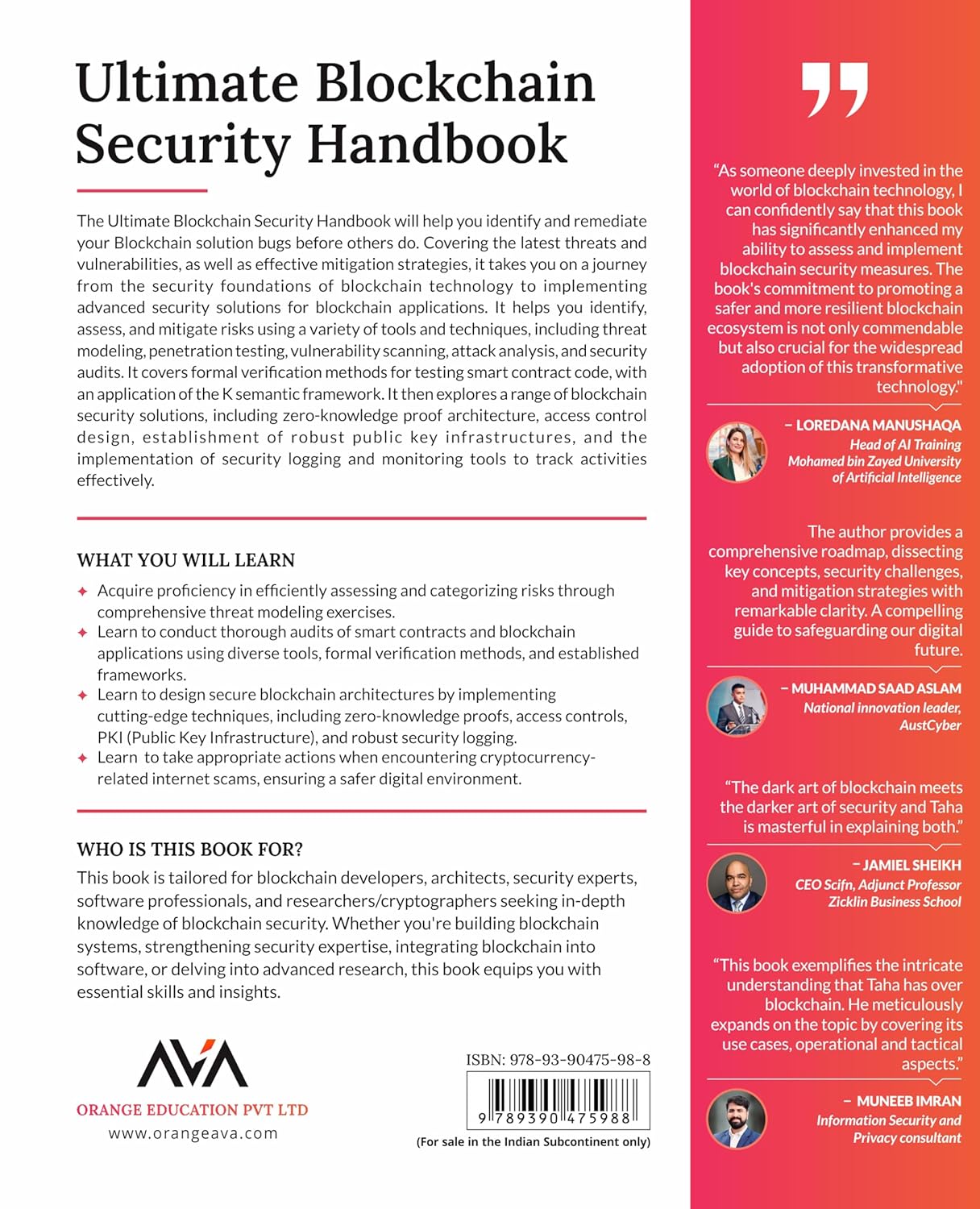 Ultimate Blockchain Security Handbook: Advanced Cybersecurity Techniques and Strategies for Risk Management, Threat Modeling, Pen Testing, and Smart ... (Blockchain Security — Enterprise Path) Ultimate Blockchain Security Handbook: Advanced Cybersecurity Techniques and Strategies for Risk Management, Threat Modeling, Pen Testing, and Smart ... (Blockchain Security — Enterprise Path)