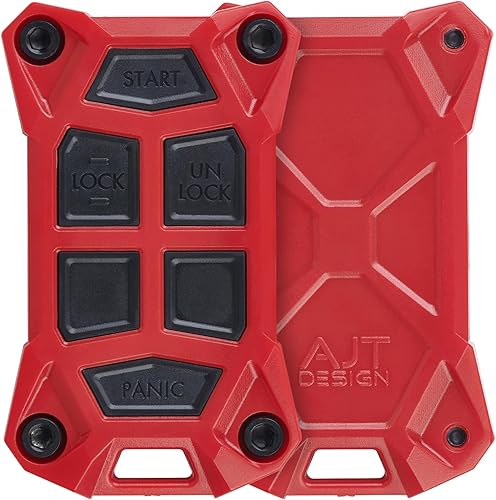 AJT DESIGN Funda de repuesto para llavero compatible con Chevrolet Silverado 2014-2018, GMC Sierra  Chevy Colorado 2013+, GMC Canyon  Suburban,