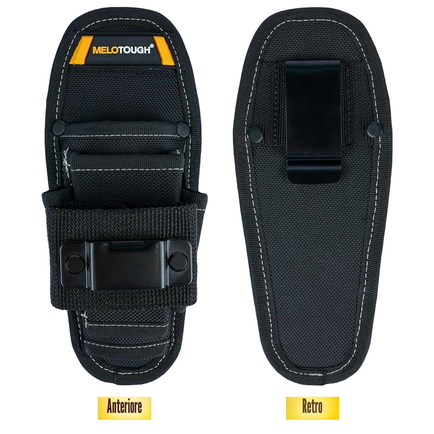 Piccola custodia per attrezzi con clip da cintura, piccola tasca portautensili, organizer per attrezzi da lavoro e porta coltelli