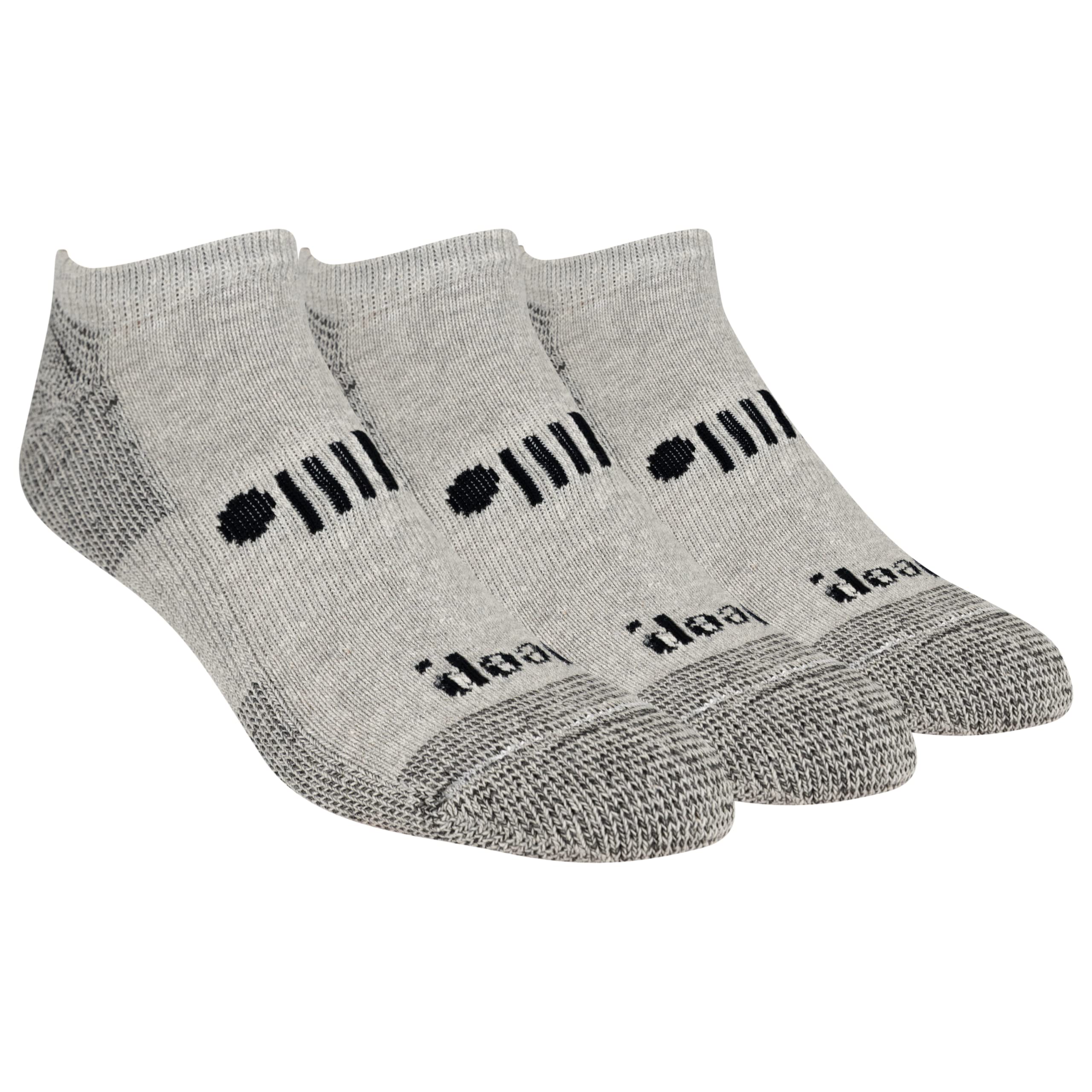 Jeep Classic Cotton Calcetines Invisibles, Gris, 5-10 (Pack de 3) para Mujer