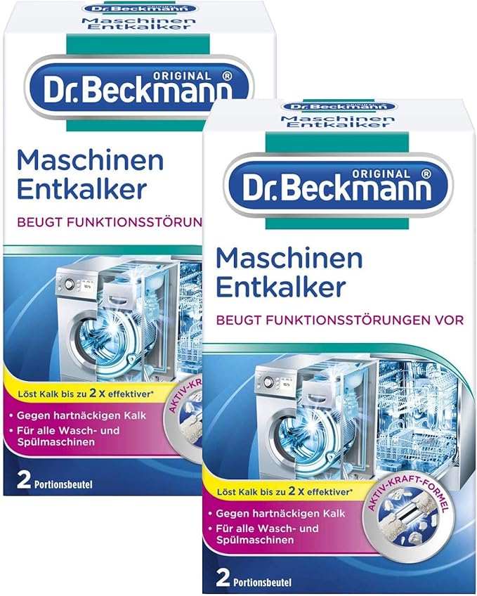 Dr. Beckmann Machine Descaler 2 x 50 g Against Stubborn Limescale