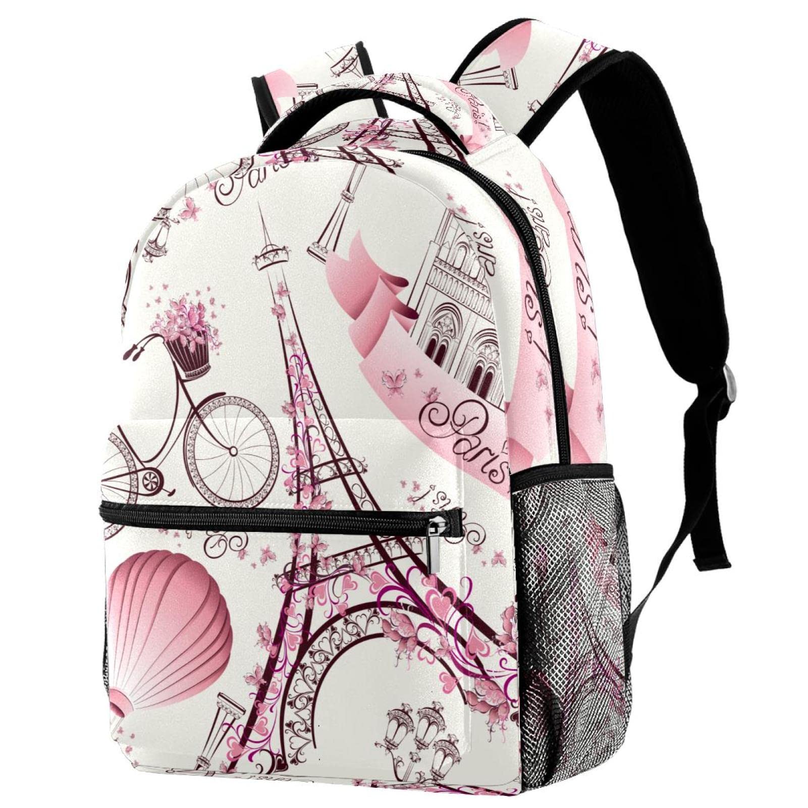Sac à dos de voyage medium à rayures pour le campus des jeunes