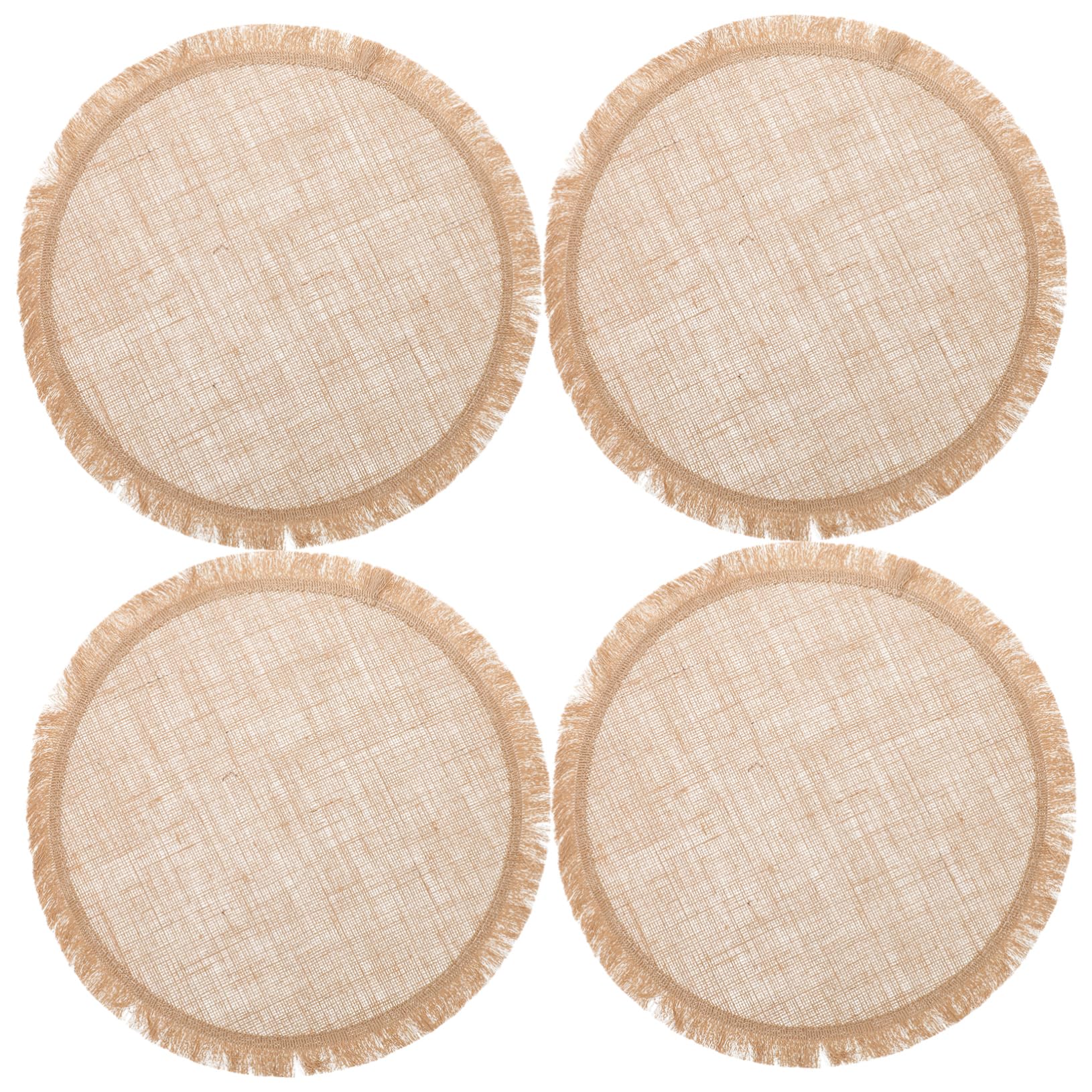 Set de table rond macramé pour repas de fête et décoration de table