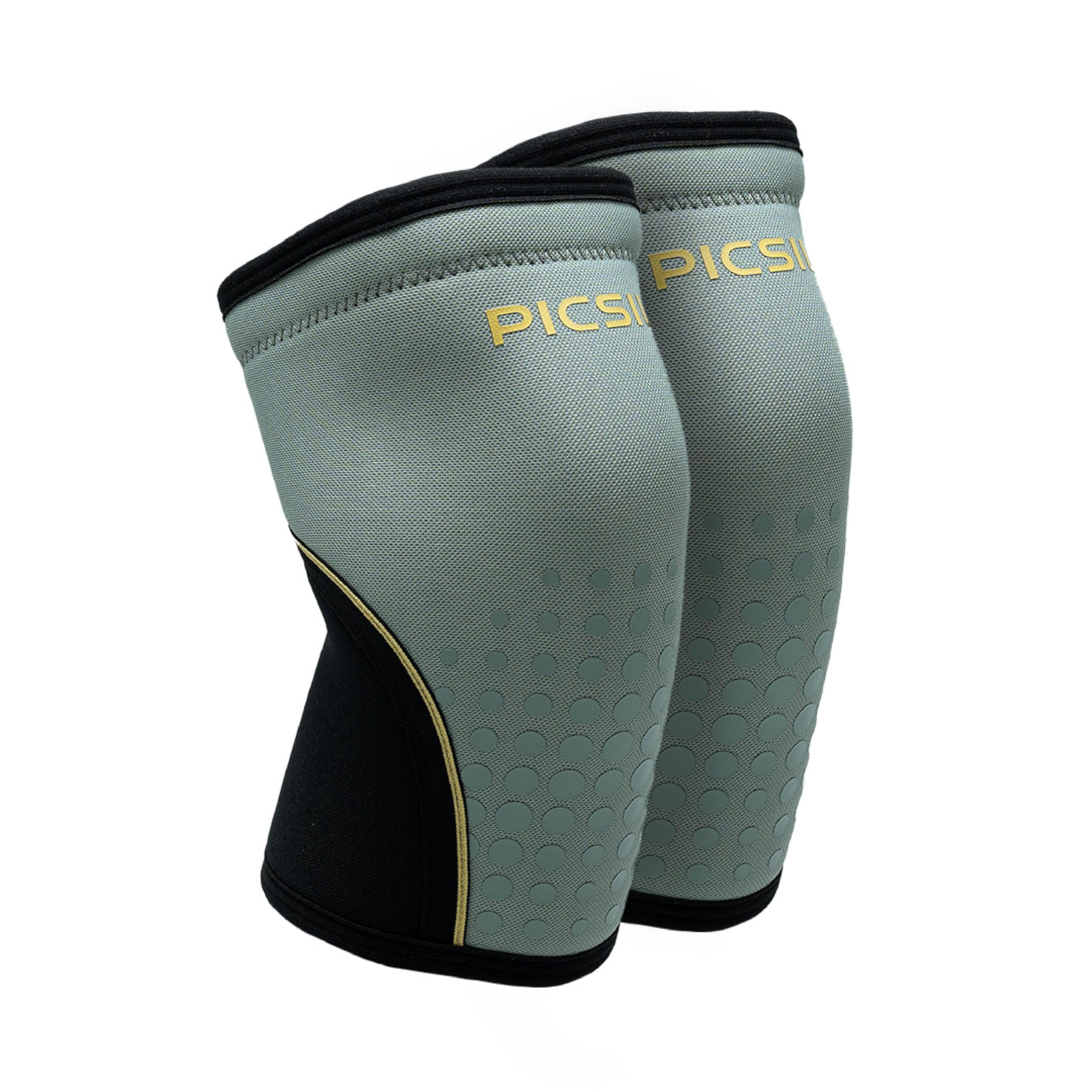 PICSIL Genouillères Rigides Néoprène 10mm Crosstraining Powerlifting Haltérophilie Unisexe