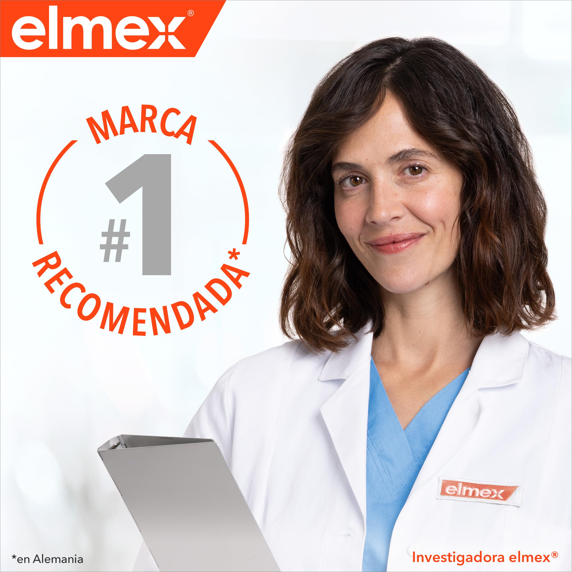 Elmex Protección Caries Pasta de Dientes con Fluoruro de Amina | Pack 4 Uds x 75ml | Protege contra la Caries | Dentífrico que Fortalece el Esmalte | Protección Superior de los Dientes