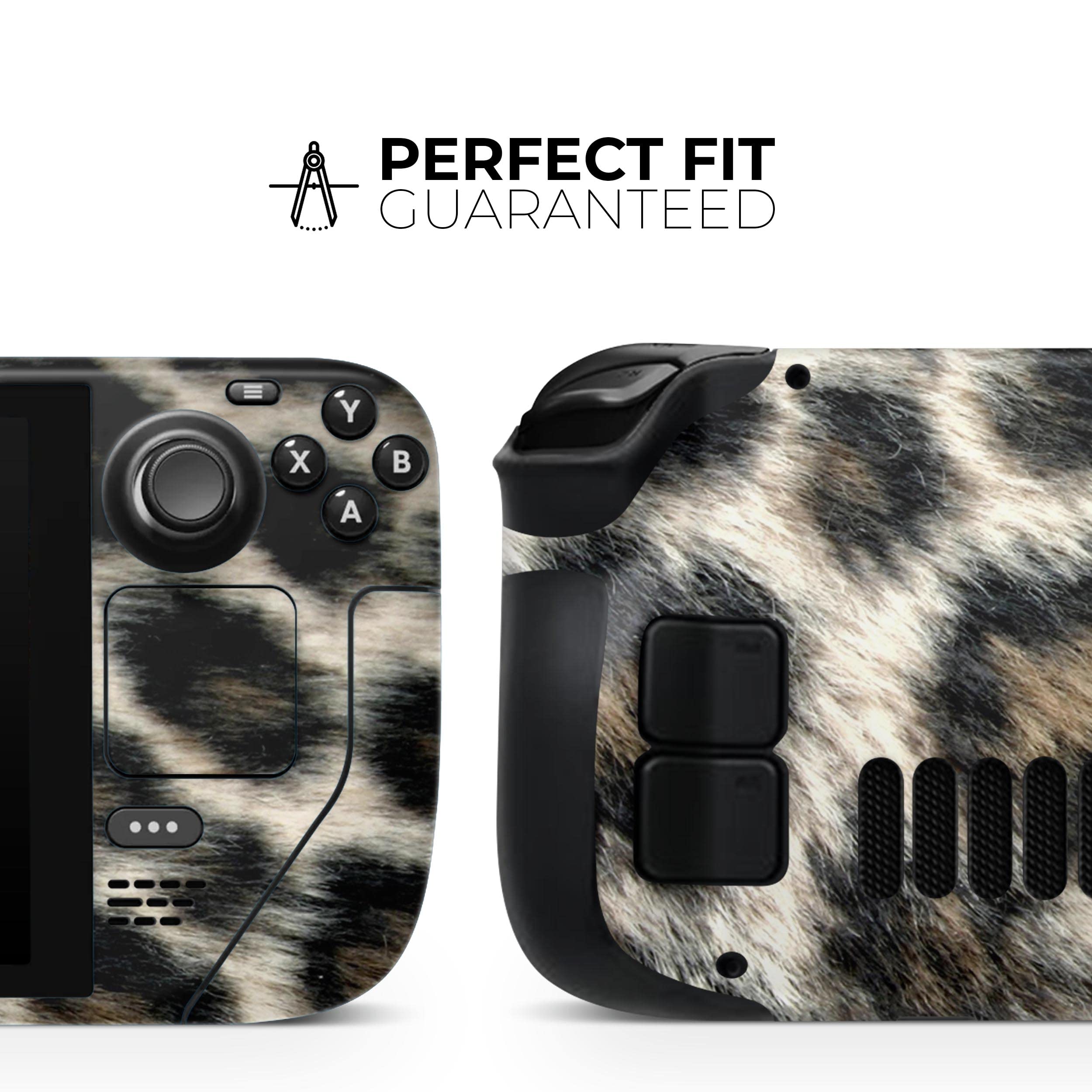 Design Skinz - Compatible with Steam Deck - Skin Decal Protective Scratch-Resistant Removable Vinyl Wrap Cover - Light Leopard Fur