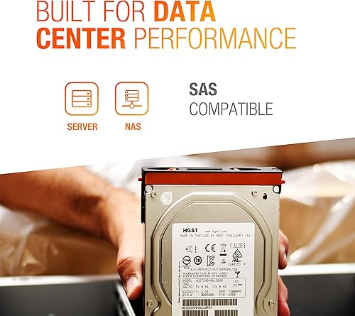 Miniatura 3 de HGST Ultrastar 7K4000 4TB 7200 RPM 512n SAS 6Gbs 3.5 pulgadas 64MB HDD Enterprise Hard Drive HUS724040ALS640 (0B26885) (renovado)