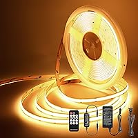 Vista 10 de Tira de LED COB, Tira de Luces LED 1M/3.28ft, Tiras LED Regulables por Toque, CRI90+, Luz COB LED Blanca Cálida 2700K, 960LEDs, Tira de Luces LED