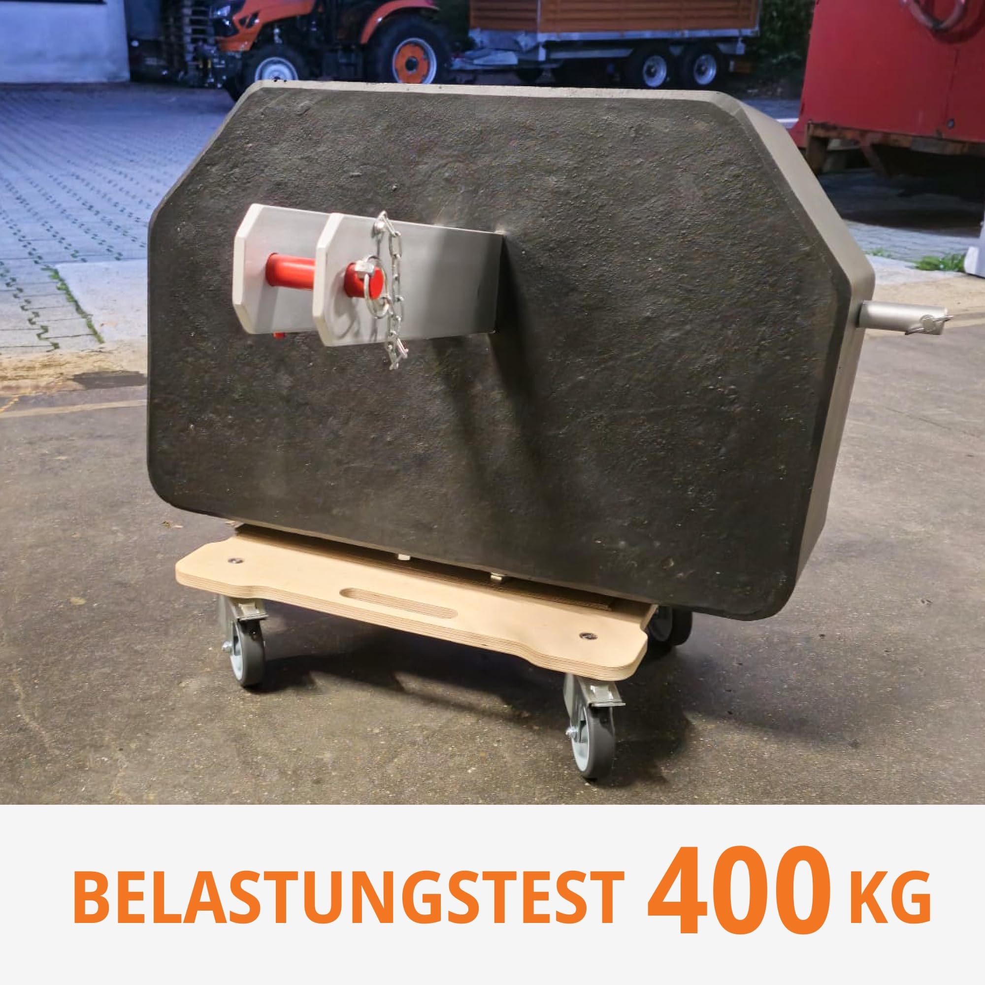 WFIX Work System Base – Tabla de ruedas para sistemas L-BOXX, ruedas giratorias industriales 2 con freno, carro profesional de madera de abedul multiplex de hasta 350 kg