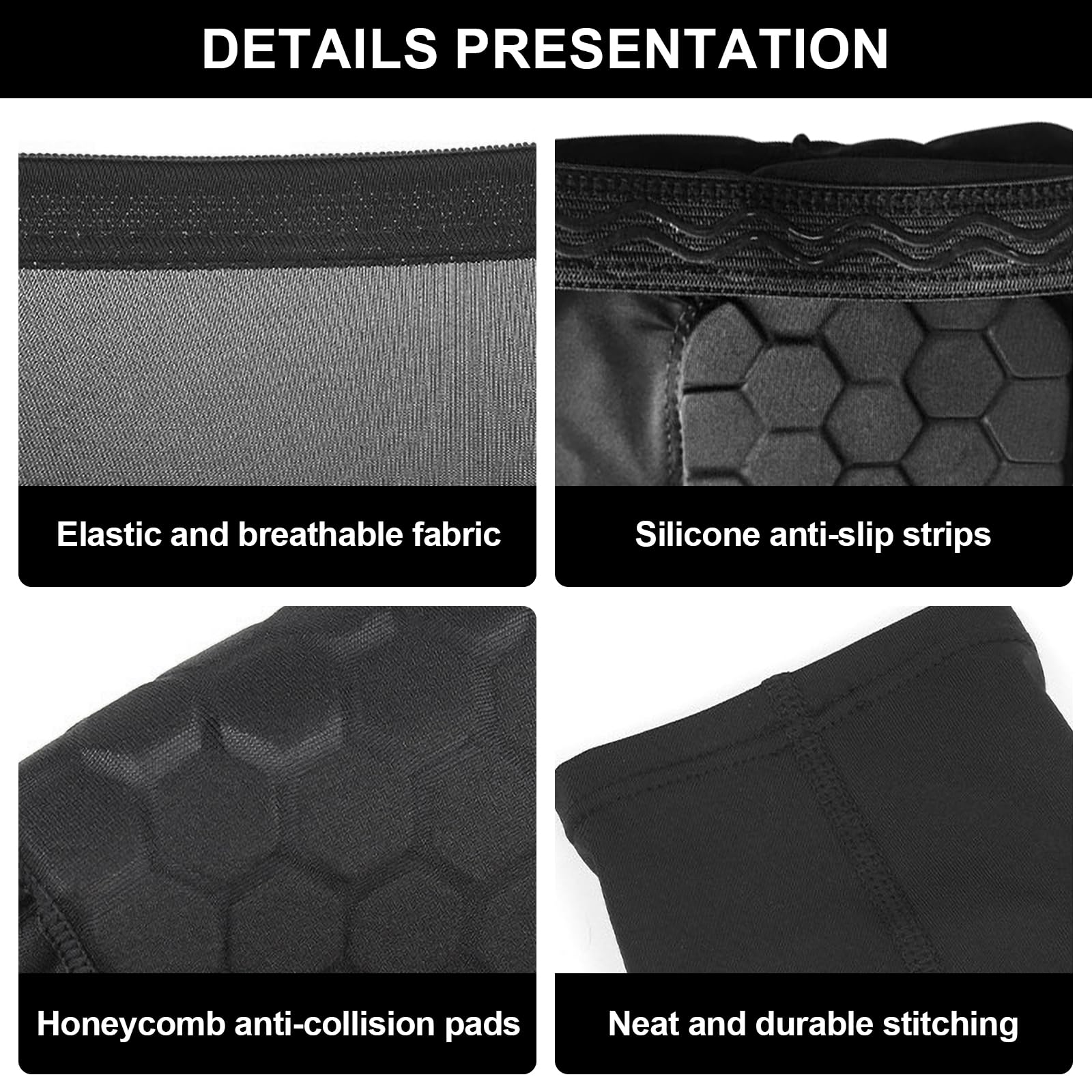 Espinilleras de fútbol, S/M/L y esquí, incluye espinilleras con bolsillo optimizado, protección para pantorrillas, resistente a los golpes, transpirable y antideslizante