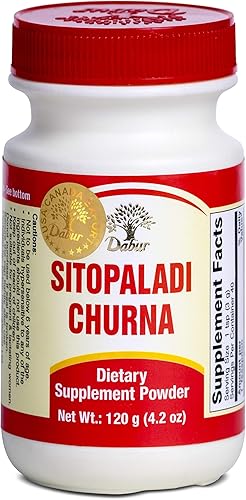 Dabur Sitopaladi Churna 4.23 oz (para el alivio de la tos)