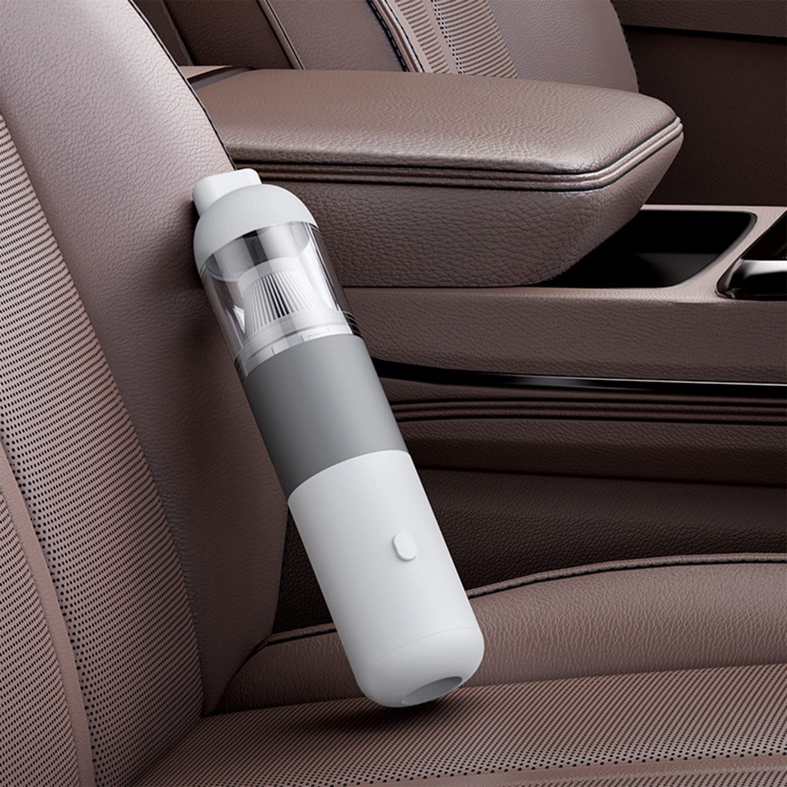 Aspiradora de Coche inalámbrica con Potente succión, aspiradora de Mano 2 en 1 y Bomba de soplado Manual, Mini aspiradora para Grietas, Limpiador de Teclado, Carga rápida Recargable por USB