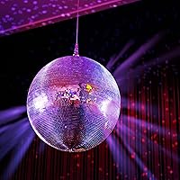 Vista 6 de SATINIOR 3000 piezas de azulejos de espejo de bola de discoteca autoadhesivos para manualidades, adhesivos pequeños de bola de discoteca de 5 x 5