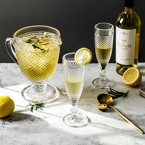 Miniatura 6 de G Jarra de vidrio Chroma de 34.1 onzas, jarra de agua, botella de agua para refrescos, bebidas heladas, té, refrescos, jugo de coca, cerveza,