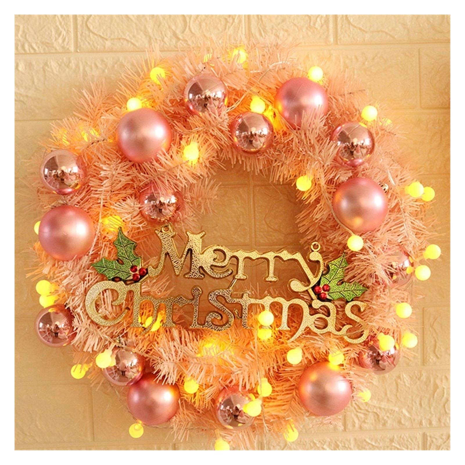 Wieniec bożonarodzeniowy Dekoracje świąteczne do domu Rattanowa świąteczna impreza Wieniec rattanowy DIY Dekoracja świąteczna Girlanda XMAS Party Ozdoba świąteczna Girlan