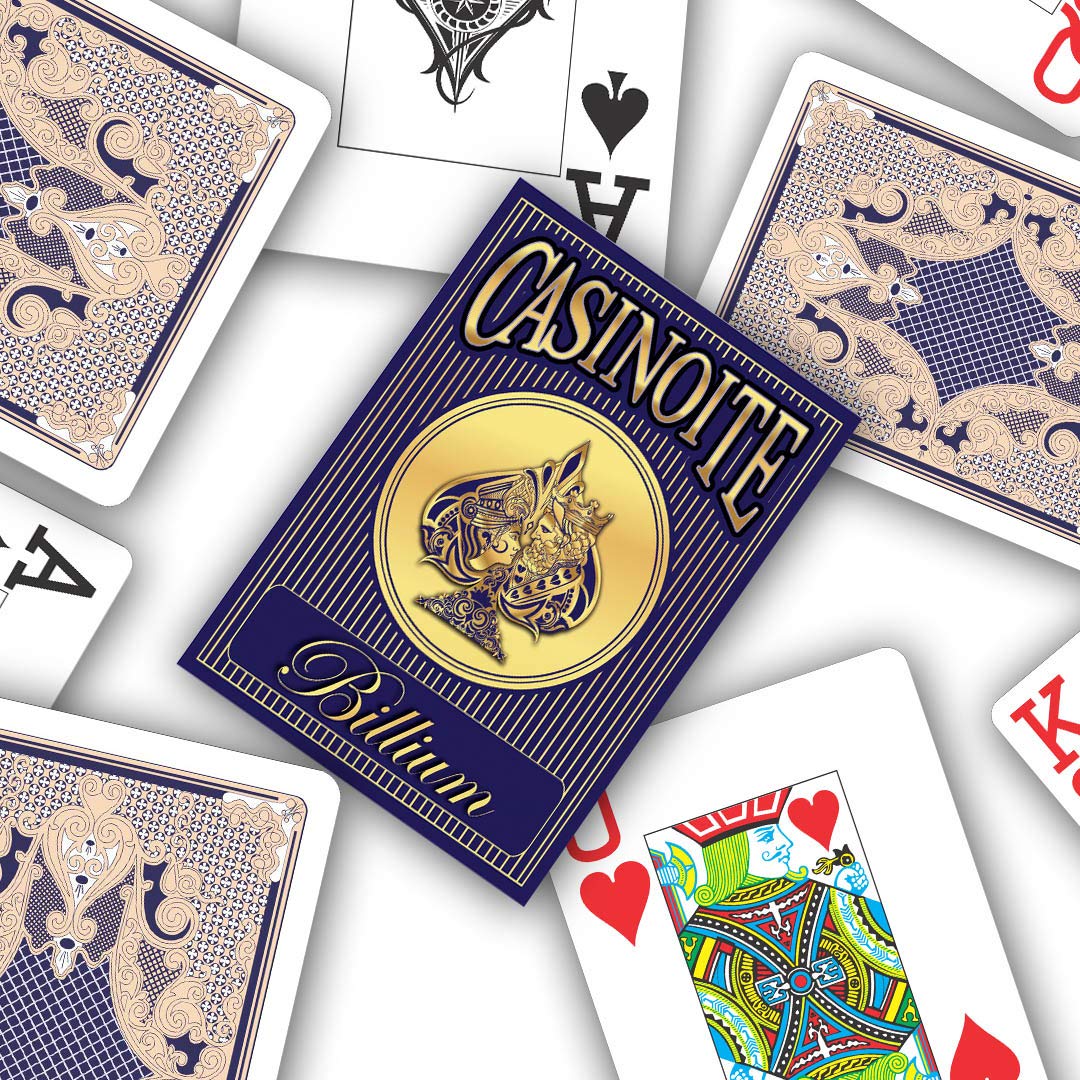 Casinoite Billium Poker Playing Card (Blue, Red) -2 Pieces 3