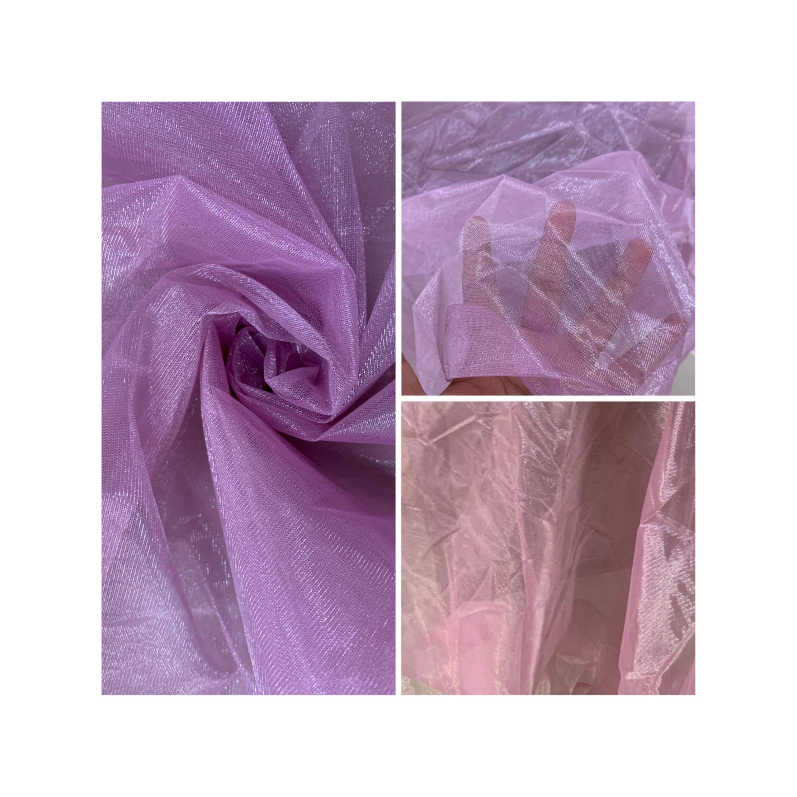 Twil NET Fabric- Purple (L:- 1/2/3/4/5 W:- 47 INCH) Super NET |Teal-Peacock Green | Heavy and Shiny Material | Used to Make Kurti-Dress-Sari-Skirts-Gowns-one Piece | Organza | (1 Meter)-image-30