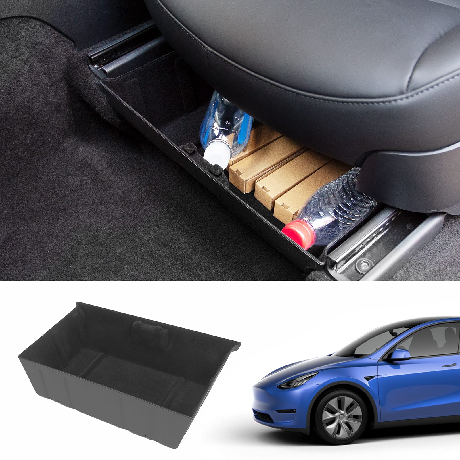 Buy powoq Fit Tesla Model Y Under Seat Storage Box Underseat Organizer