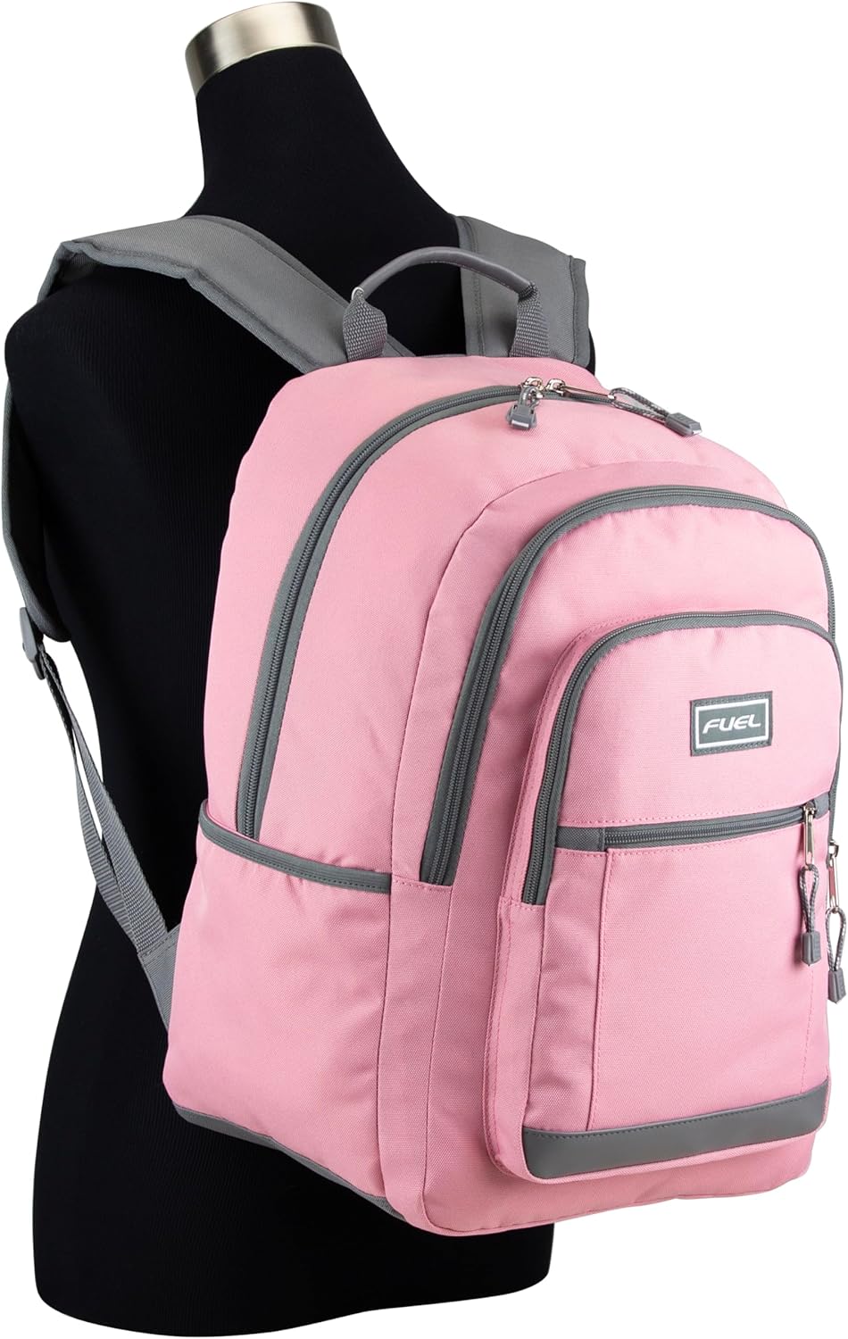 FUEL Laptop Bag Hiking Travel Commuter Carry On Casual Water Resistant College Daypack Classic Computer Bag Backpack for Women, Pink