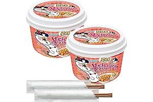 Samyang Buldak Rose Glass Noodles: Fiery Feast for the Bold