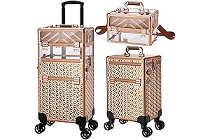 Professional Rolling Makeup Cases: Essential for Beauty Experts