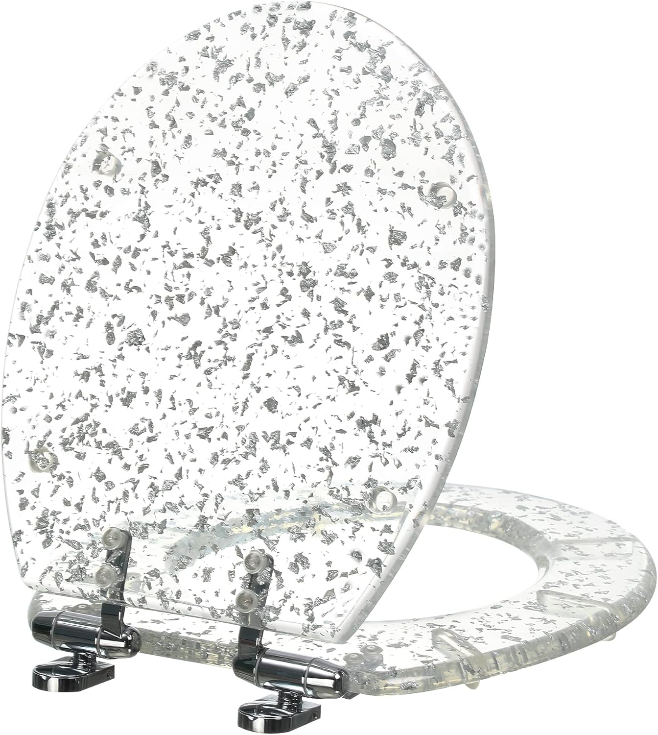 Resin Toilet Seat Round O Shaped with Quick Release Slow Close Strong