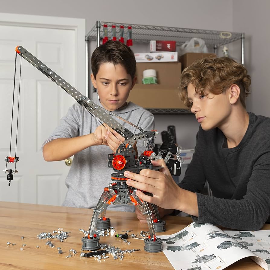 工芸品 MECCANO Erector - Super Construction Set, 25 Models, 640+ Parts | eBay