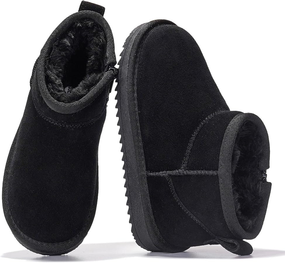 靴 SMALL GOOD THINGS Amazon.com | Project Cloud 100% Genuine Leather Girls Boots