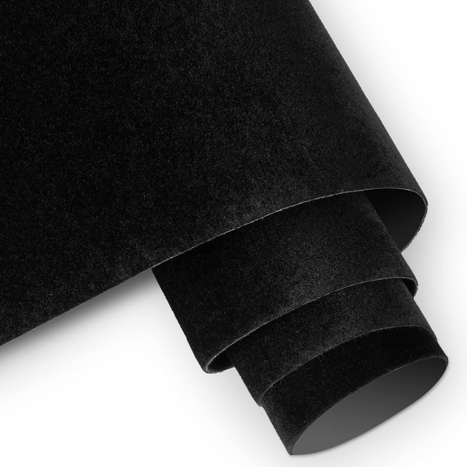 Decotalk Black Felt Fabric Self Adhesive Felt Sheets for