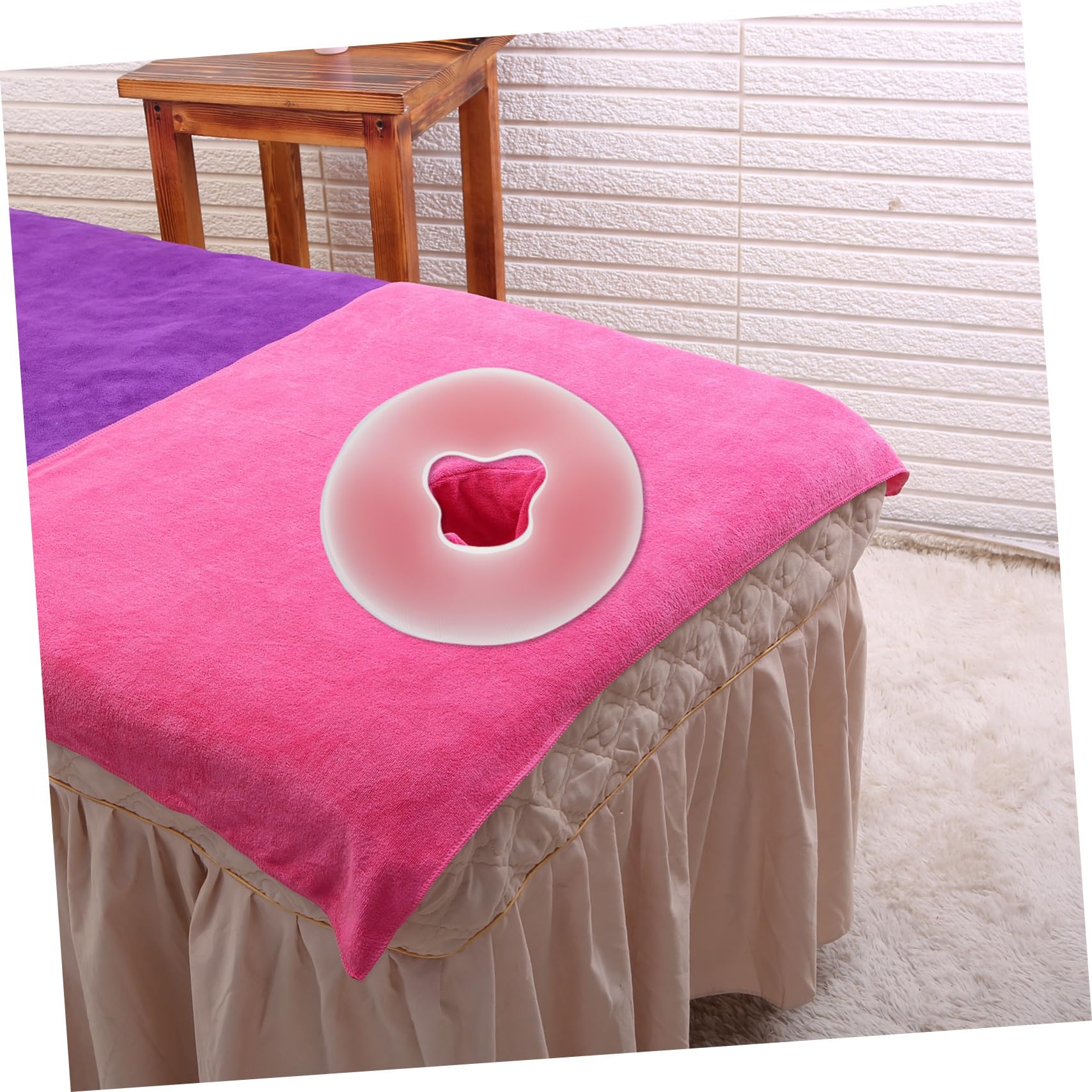 Homoyoyo Cuscino da Massaggio in Silicone per Viso e Corpo Supporto Ergonomico, Posizione Rilassante, per Spa e Saloni di Bellezza